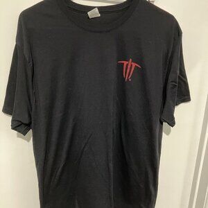 WildThingsGear dot com Men's Vintage Logo T-Shirt, Black, XL, Military/Tactical